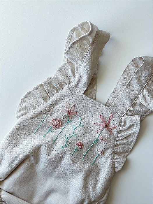 Romper Bordado Rococo