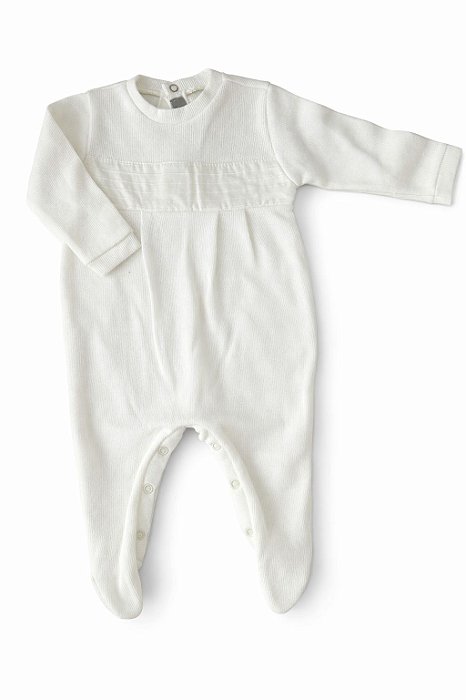 Macacão Tricotil Off White Nervura