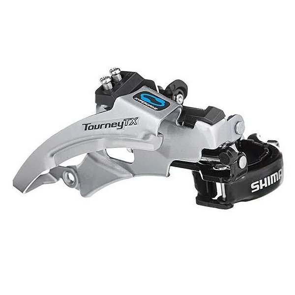 CÂMBIO DIANTEIRO SHIMANO TOURNEY FD-TX800 PARA 8 VELOCIDADES COM ABRAÇADEIRA