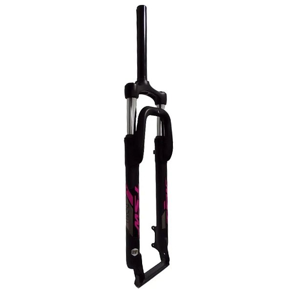 SUSPENSÃO ARO 29 TSW POSH 80 MM OVER AHEADSET | PRETA E ROSA