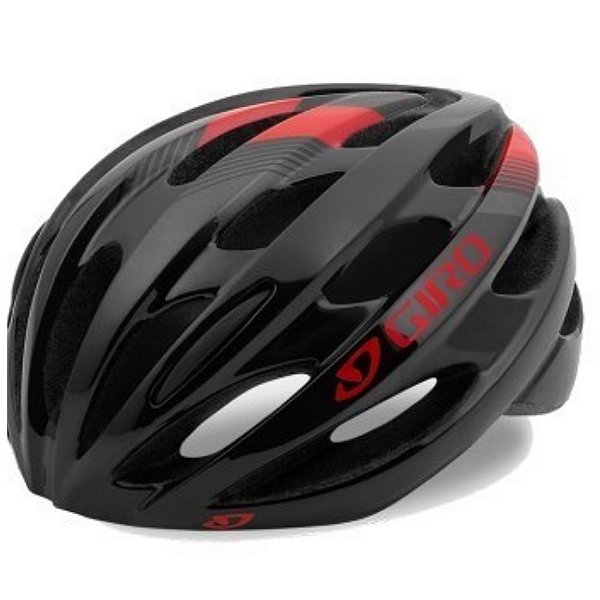 CAPACETE GIRO TRINITY TAMANHO U (54-61 CM) | PRETO E VERMELHO BRILHANTE