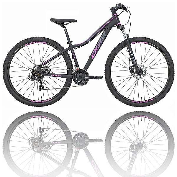 BICICLETA ARO 29 OGGI FLOAT SPORT | PRETA, ROSA E AZUL