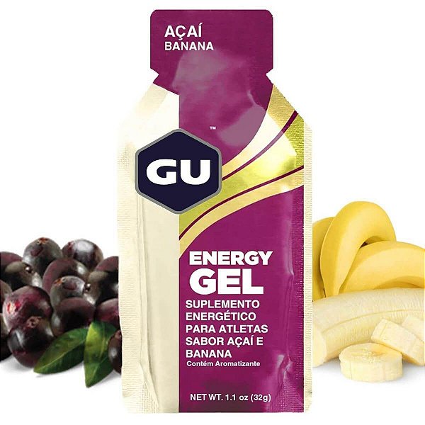 SACHÊ GU ENERGY GEL SABOR AÇAÍ COM BANANA - UN