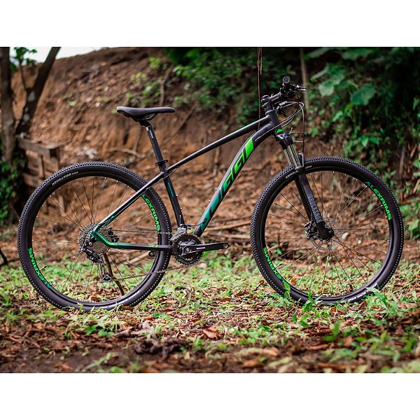 BICICLETA ARO 29 OGGI BIG WHEEL 7.1 2022 | PRETA E VERDE