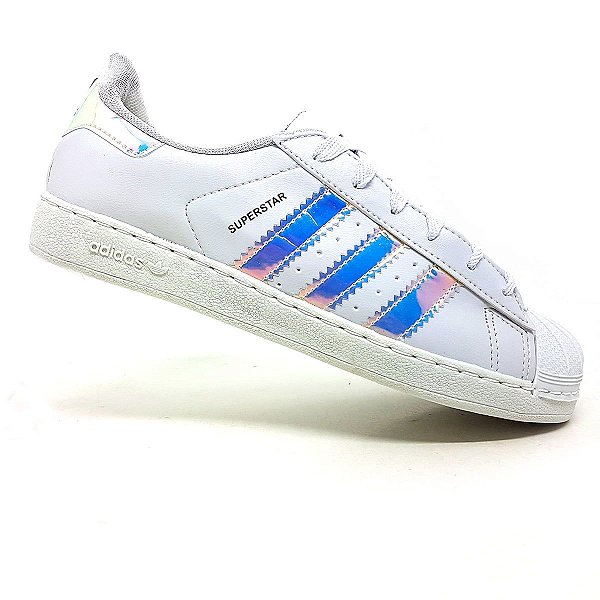 tenis adidas branco holografico