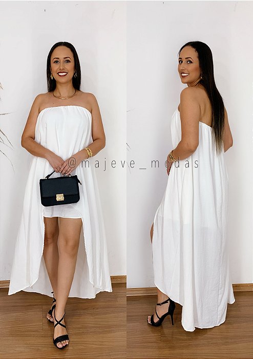 Vestido Manuela Branco