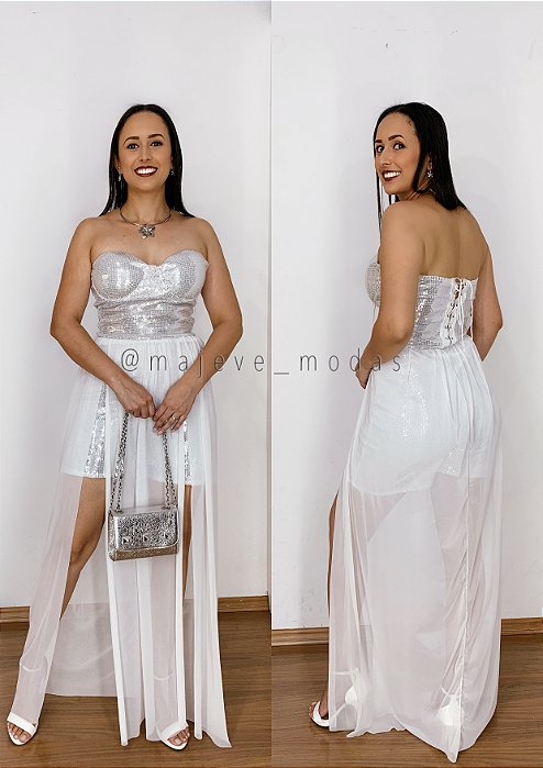 Macacão Eloá Branco