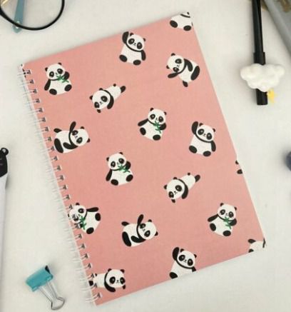 Caderno Espiral Panda A5 - Buendia