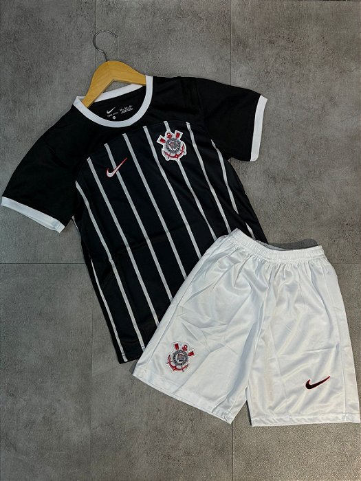 Kit Infantil Corinthians Listrado 2023/24