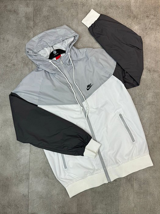 Corta Vento Nike Cinza Sportswear Windrunner
