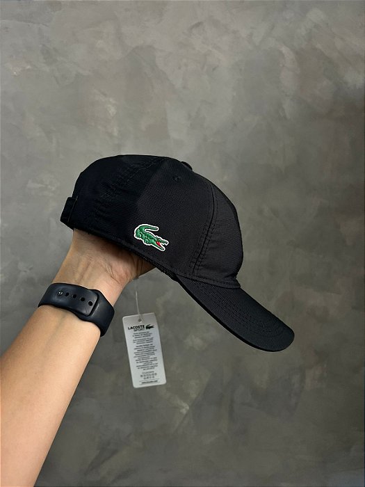 Bone Lacoste Sport Preto