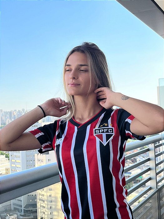 Camisa Feminina Roupas Do Sao Paulo Feminina New Balance Camisa