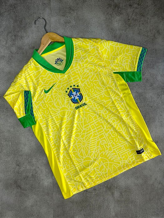 Camisa Nike Brasil I 2024/25 Torcedor Pro Masculina