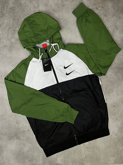Corta vento nike verde sales