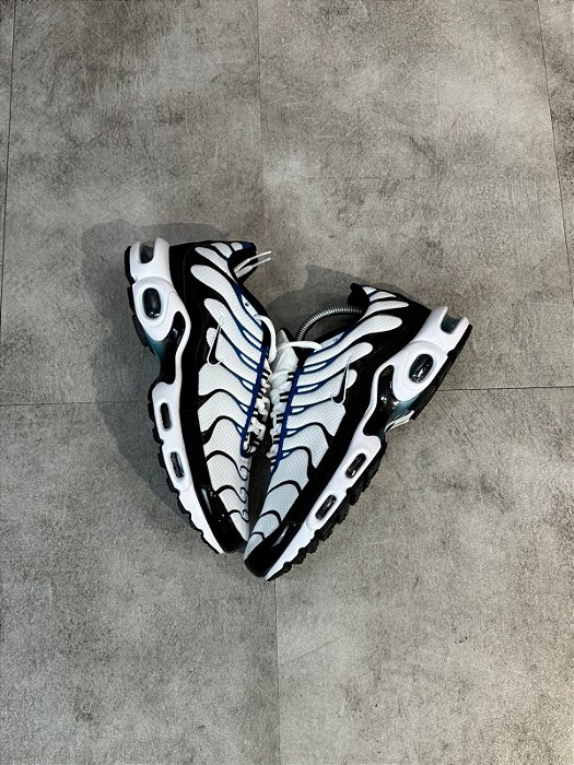 TENIS NIKE TN BRANCO/AZUL