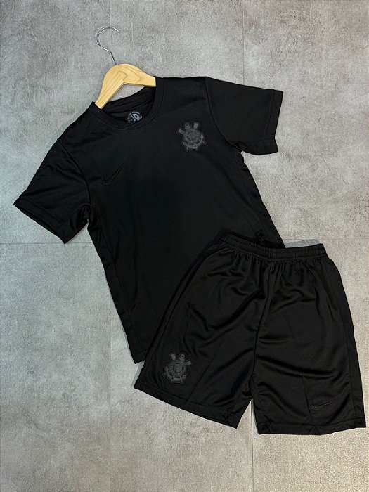 KIT INFANTIL  CORINTHIANS ll  PRETO 24/25