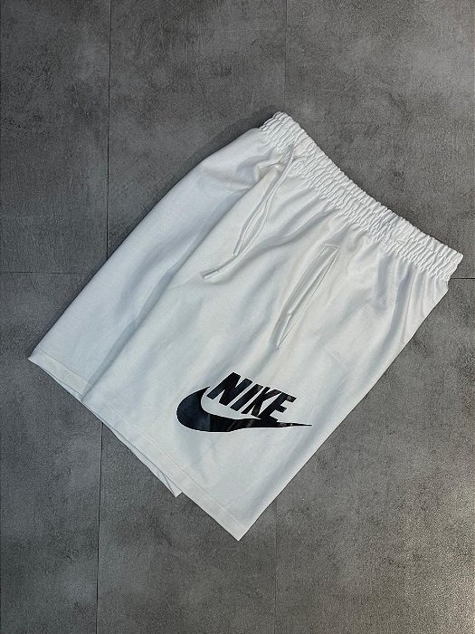 BERMUDA MOLETOM NIKE OFF WHITE
