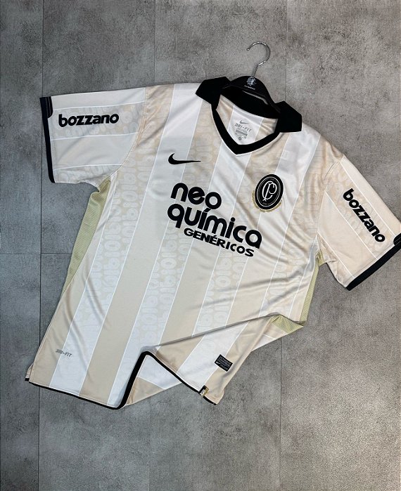 Camisa Corinthians Centenário 2010 - Nike Masculina - Bege