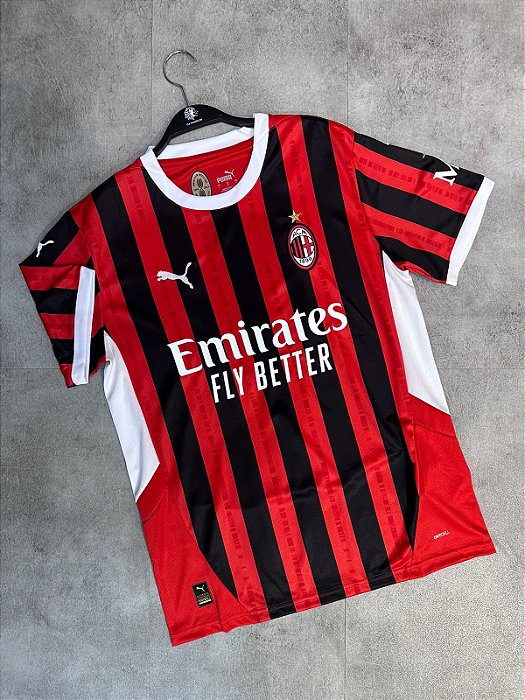 CAMISA AC MILAN 24/25 HOME MASCULINA