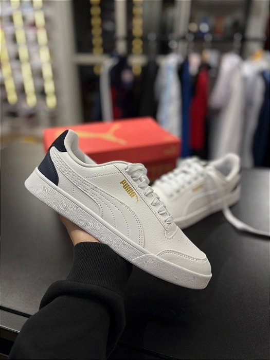Tênis Puma Shuffle Masculino branco-azul