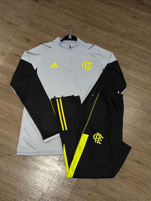 CONJUNTO FLAMENGO CINZA 24/25
