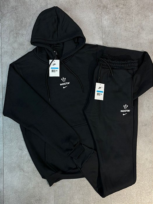 CONJUNTO NIKE x NOCTA MOLETOM PRETO