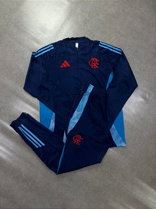 Conjunto de treino Flamengo Azul Marinho 2025