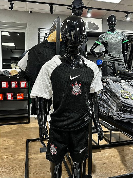 KIT INFANTIL  CORINTHIANS ll  PRETO 25/26
