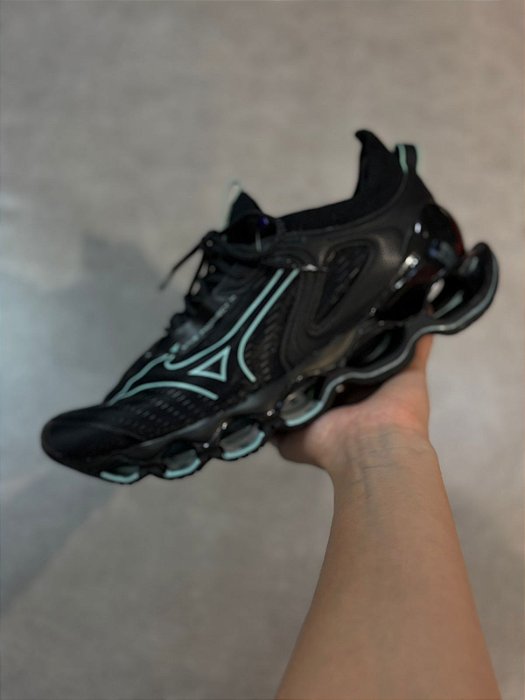 TÊNIS UNISSEX MIZUNO WAVE PROPHECY 14 PRETO/VERDE