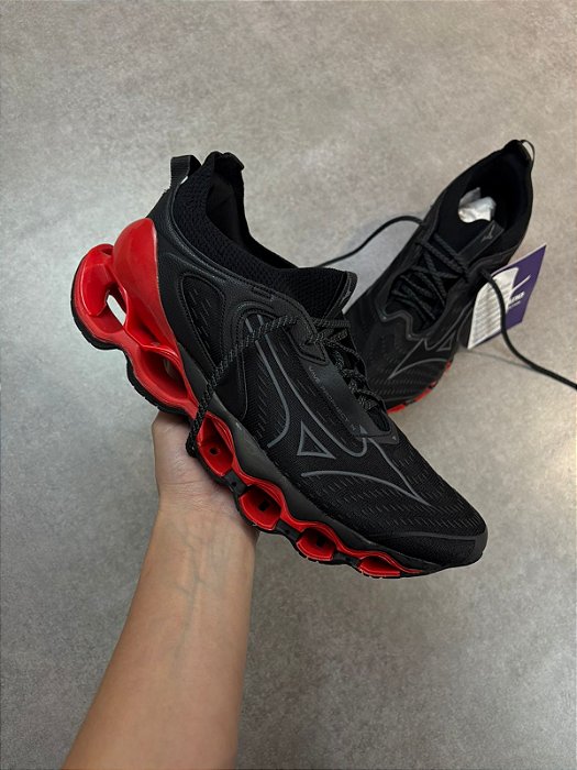 TÊNIS MIZUNO WAVE PROPHECY 14 PRETO/VERMELHO