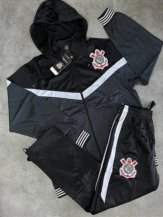 AGASALHO CORINTHIANS CINZA/PRETO 2025