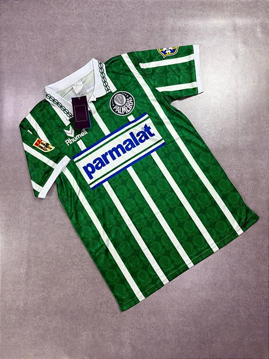 CAMISA PALMEIRAS  RETRO PARMALAT VERDE