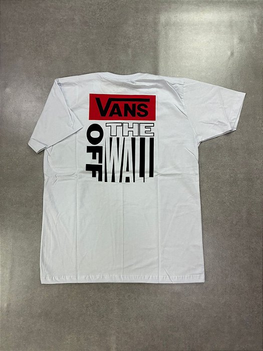 CAMISETA VANS BRANCA WALL