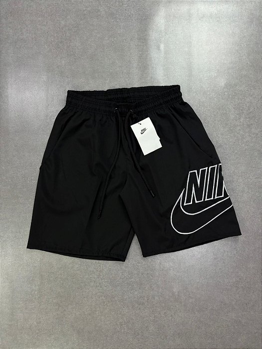 BERMUDA TACTEL NIKE PRETA CLUB