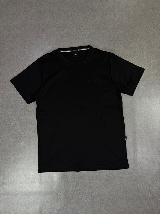 CAMISETA IMPORTADA BOSS BASICA PRETA