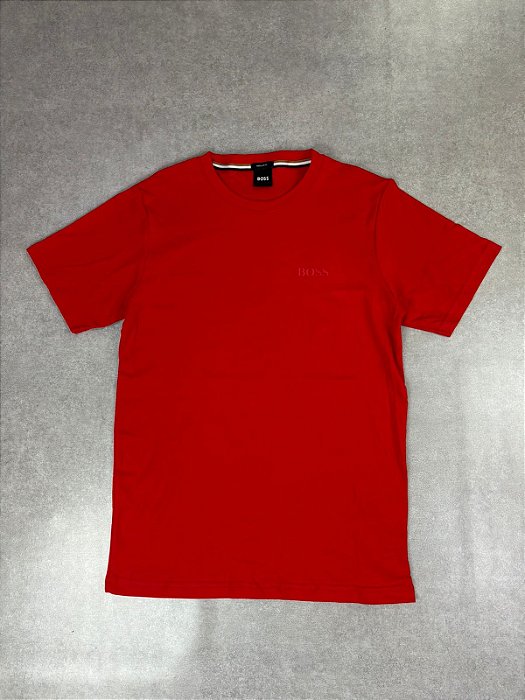 CAMISETA IMPORTADA BOSS BASICA VERMELHA