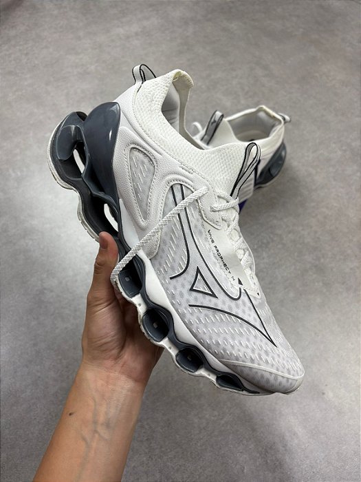 TÊNIS MIZUNO WAVE PROPHECY 14 BRANCO/CINZA
