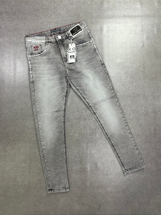CALÇA JEANS CINZA CLARA 89012