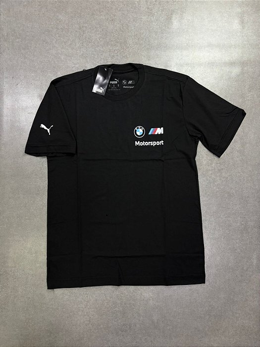 CAMISETA PUMA BASIC BMW PRETO