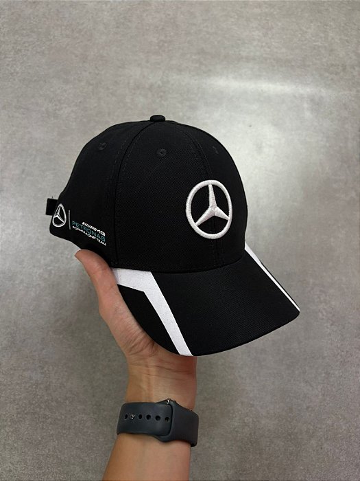 BONÉ MERCEDES AMG PRETO