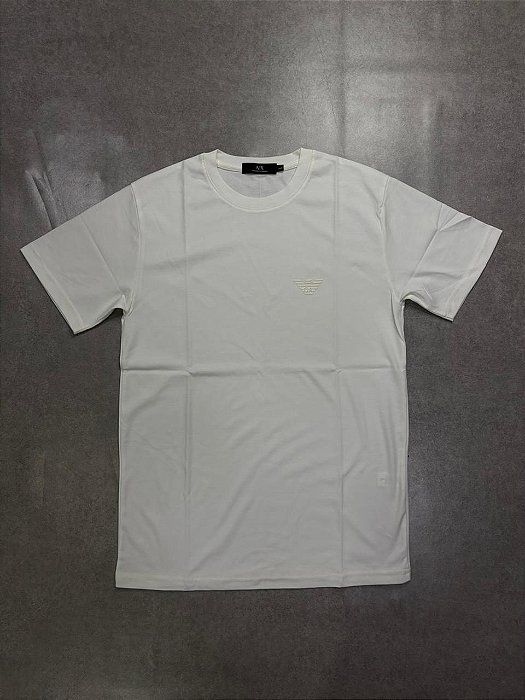 Camisa Emporio Armani Logo Branco