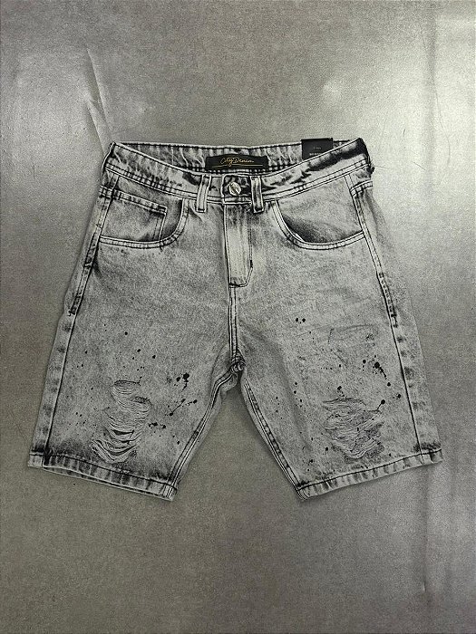 BERMUDA JEANS CITY DENIM CINZA