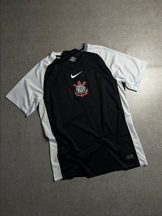 Camisa Nike Corinthians I 2025/26 Torcedor Pro Black