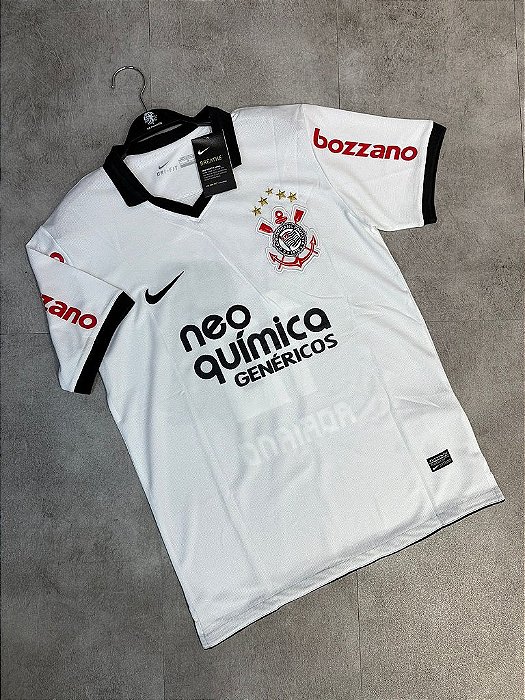 CAMISA RETRO CORINTHIANS NEO QUIMICA BRANCA