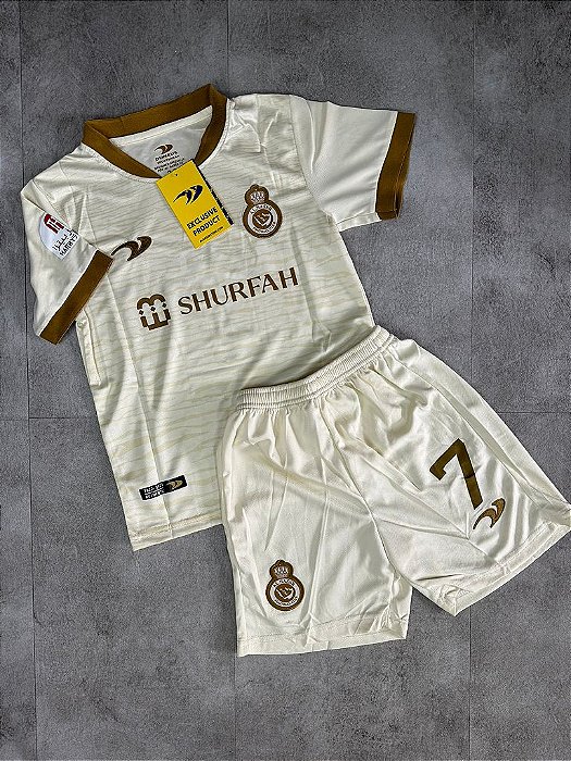 KIT INFANTIL CAMISA+SHORTS AL NASSR