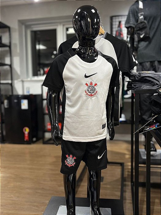 Kit Infantil Nike Corinthians I 2025/26 Torcedor Pro Infantil