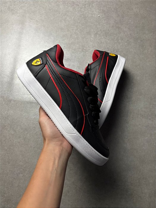 Tênis Caven 2.0 Scuderia Ferrari Unissex Preto/Vermelho