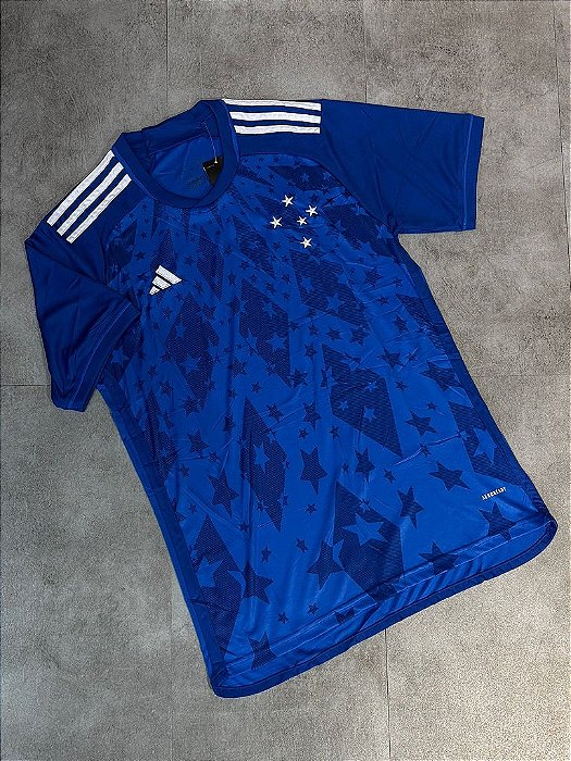 Camisa Cruzeiro I 24/25 s/n° Torcedor Adidas Masculina - Azul Royal