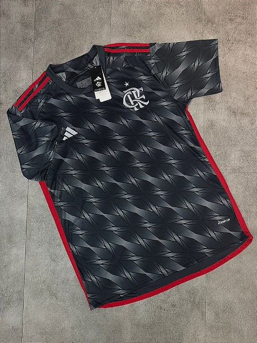 Camisa Flamengo III 24 Adidas Masculina - Cinza