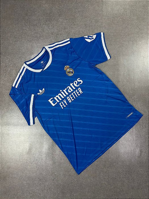 Camisa Real Madrid Away 25/26 s/n° Torcedor Adidas Unissex - Azul